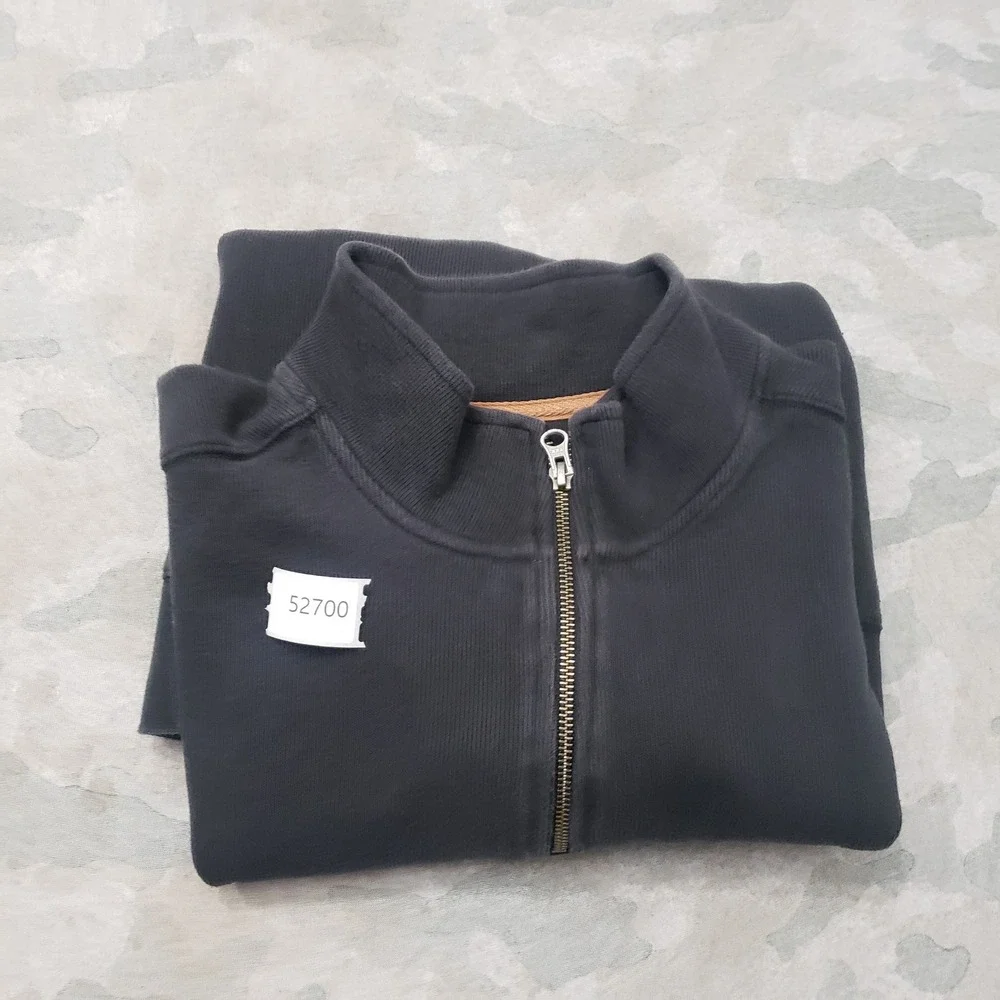 Carhartt Sweater Mens 2XL Black Relaxed Fit Quarter Zip Pullover